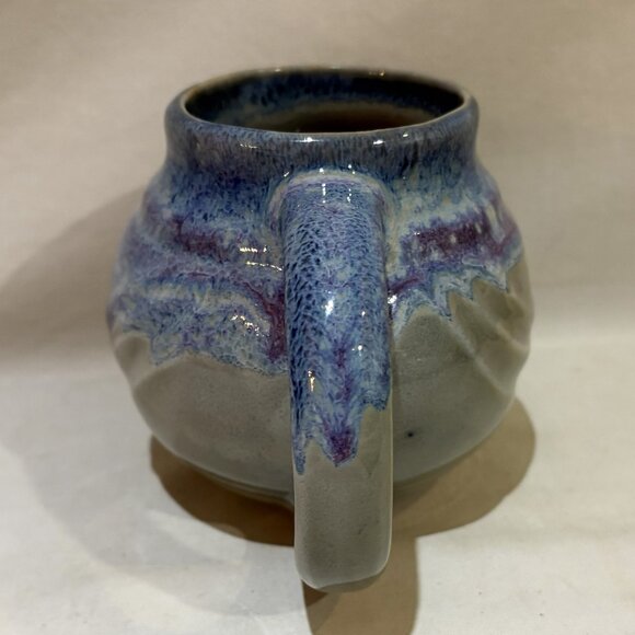 Bay Pottery Hand Crafted Drip Glaze Smiley Mug - Picture 4 of 7